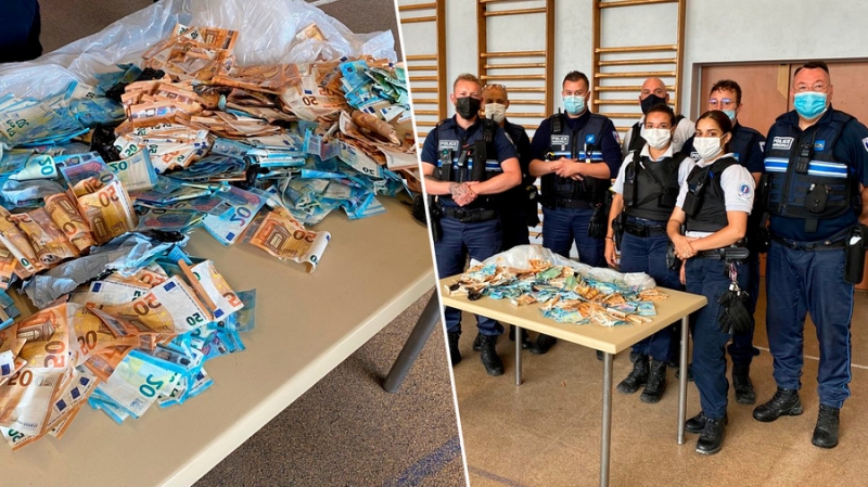 Во Франции из фонтана выловили женщину и почти 50 тысяч евро